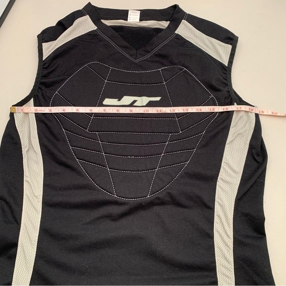 JT Paintball Padded Shirt Men One Size Fits Most Black Chest Protector Sleeveles - Picture 4 of 7